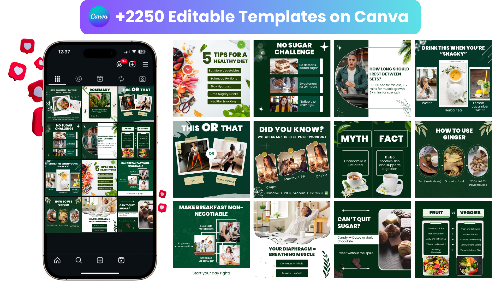 FitBrandLab - Social Media Templates